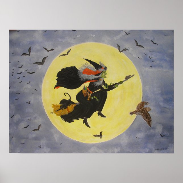 "Nattflygning!" Poster (Framsidan)