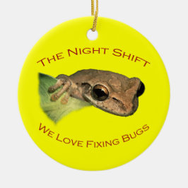 Nattförskjutningen Julgransprydnad Keramik