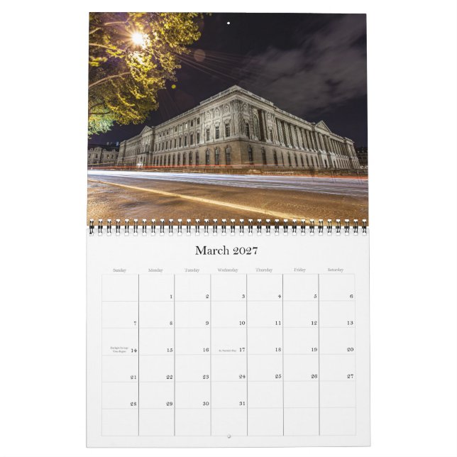 Nattfoto 2024 Calendar World Berömd Ligcape Kalender (Mar 2027)
