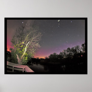 Nattfoto Himlar Poster