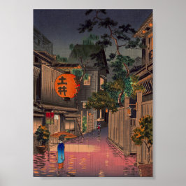 Nattgata Regn Poster