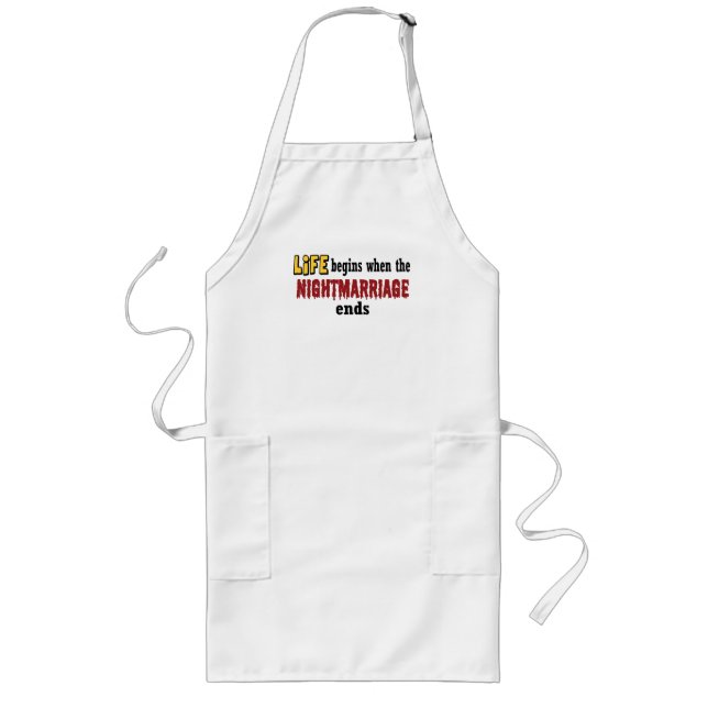 Nattgiftermål Långt Förkläde (Framsidan)