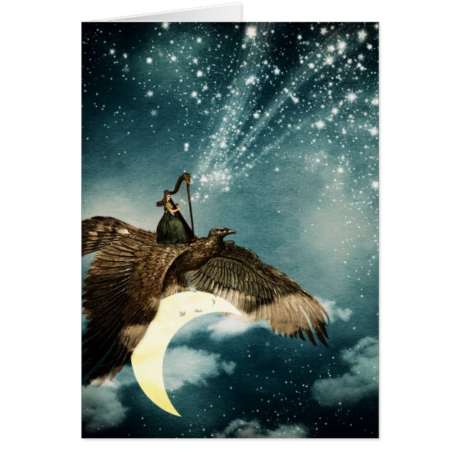 Nattgudinnan Hälsningskort (Framsidan)