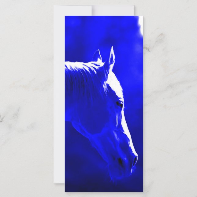 Natthäst - häst i månljus (Framsida)