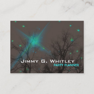 Natthimmel - partyplannerkort visitkort