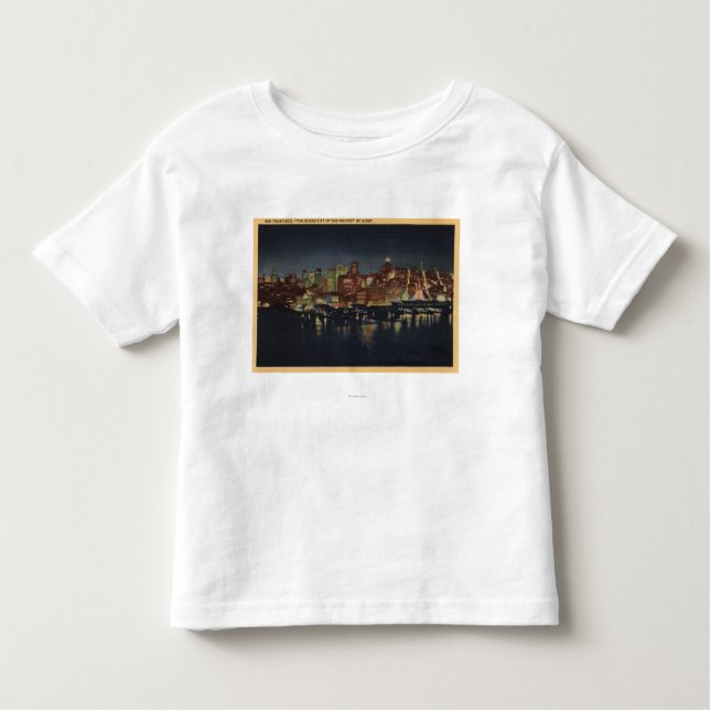 Natthorisont av "drottningstaden av t-shirt (Framsida)