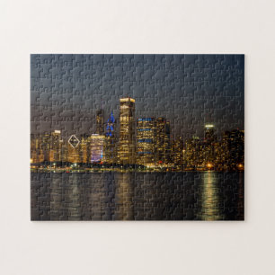 Natthorisont Chicago Pano Pussel