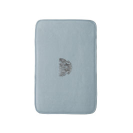 Nattier-blue Angel – Coat of arms – Emblem Badrumsmatta