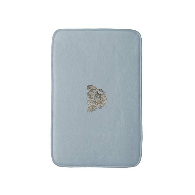 Nattier-blue Angel – Coat of arms – Emblem Badrumsmatta (Framsidan (Vertikal))