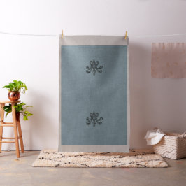 Nattier-blue Marie Antoinette initial upholstery Tyg