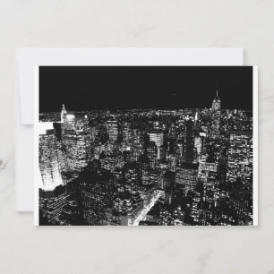 Nattinbjudan i New York City Inbjudningar