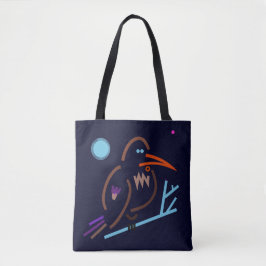 Nattingale Modern Art Tote Bag - leilinjer Tygkasse