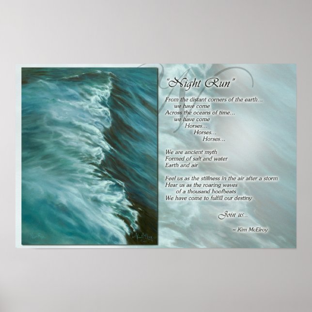 Nattinspiration från Springa Poster (Framsidan)