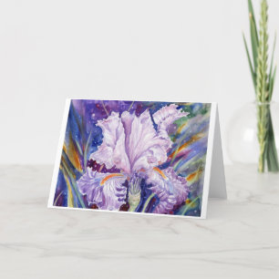 "Nattiris" Blank Notecard Tack Kort