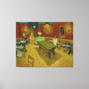 Nattkafé av Vincent van Gogh (1888) Canvastryck