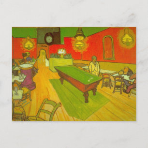 Nattkafé av Vincent van Gogh Vykort