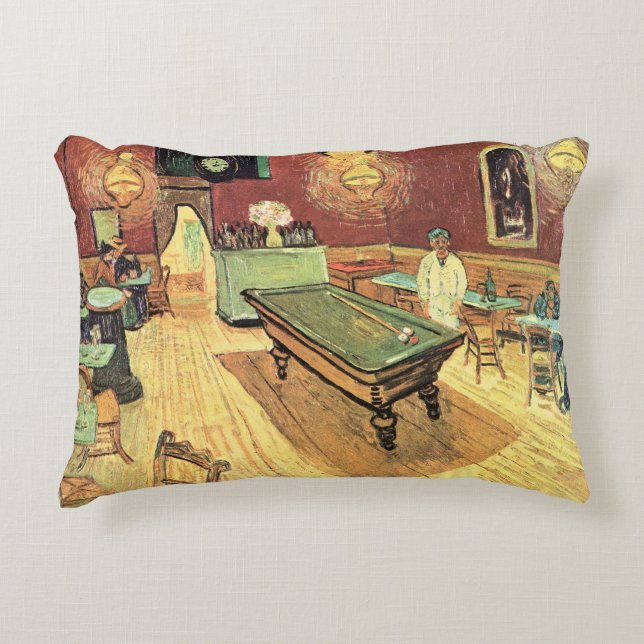 Nattkafé, Place Lamartine av Vincent van Gogh Prydnadskudde (Framsidan)