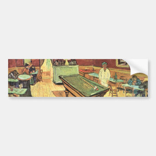 Nattkafé, Ställe Lamartine av Vincent van Gogh Bildekal