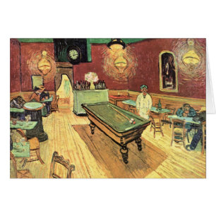 Nattkafé, Ställe Lamartine av Vincent van Gogh Hälsningskort
