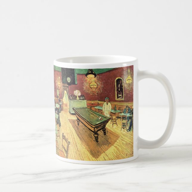Nattkafé, Ställe Lamartine av Vincent van Gogh Kaffemugg (Höger)