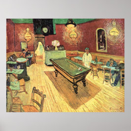 Nattkafé, Ställe Lamartine av Vincent van Gogh Poster