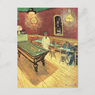 Nattkafé, Ställe Lamartine av Vincent van Gogh Vykort