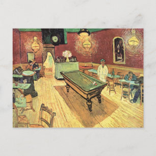 Nattkafé, Ställe Lamartine av Vincent van Gogh Vykort