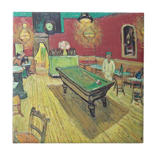 Nattkaféet av Van Gogh Kakelplatta