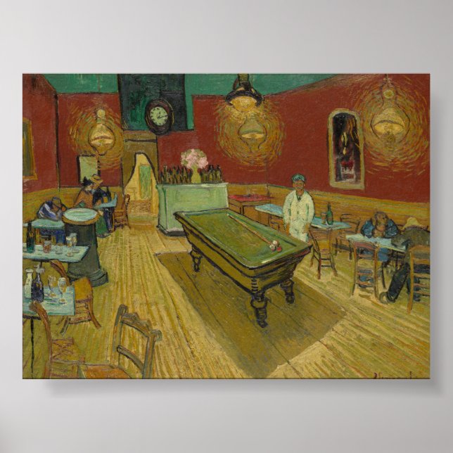Nattkaféet av Van Gogh Poster (Framsidan)