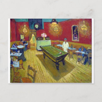 Nattkaféet av Vincent Van Gogh Vykort
