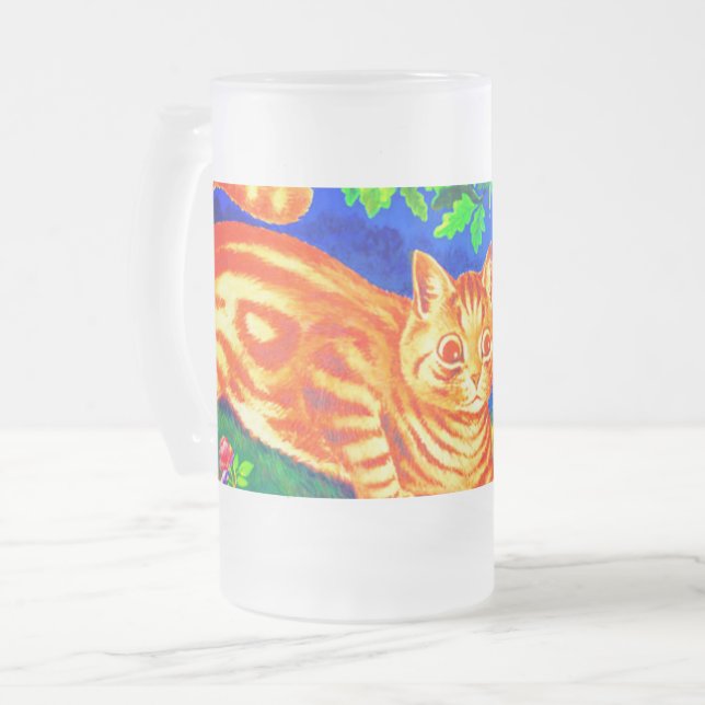 Nattkatt Frostat Ölglas (Framsida vänster)