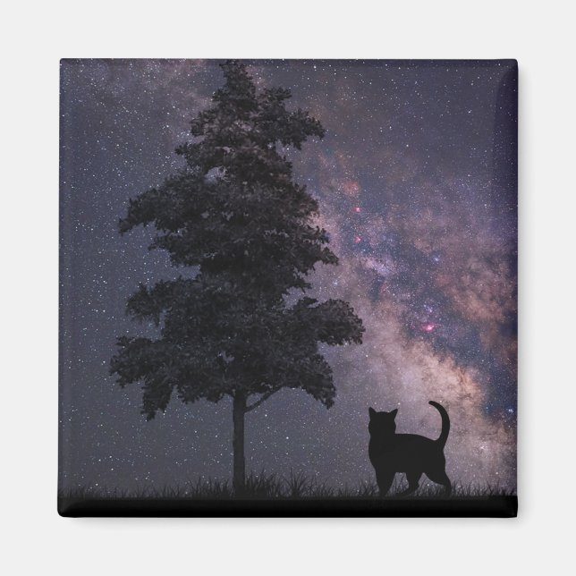 Nattkatt Magnet (Framsidan)