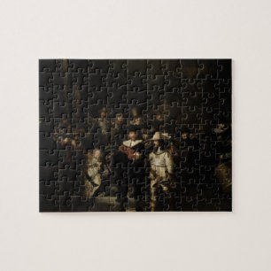 Nattklockan av Rembrandt Van Rijn Pussel