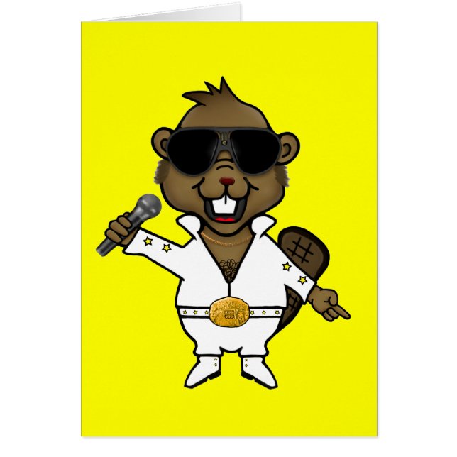 Nattklubbunderhållare Hälsningskort (Framsidan)