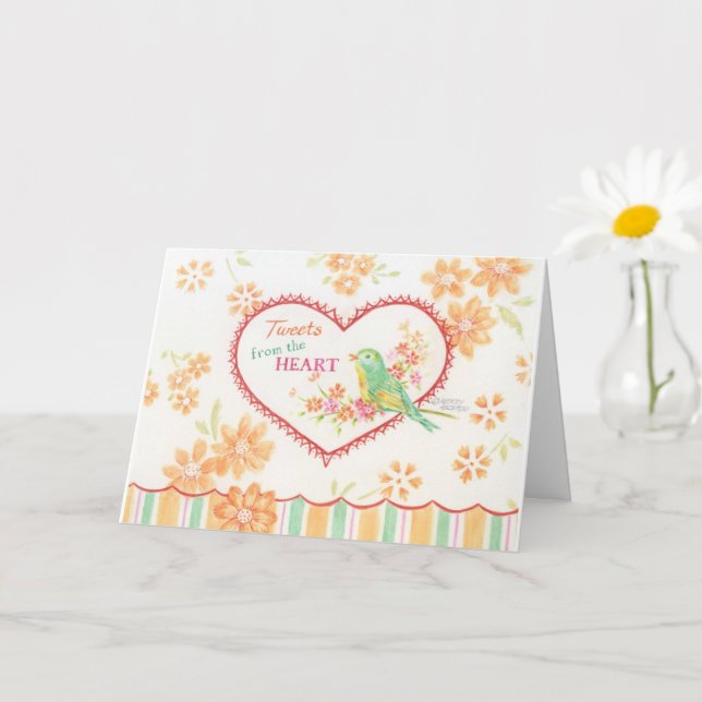 Nattkort, nattligt, mappat gratulationskort kort (Liten växt)