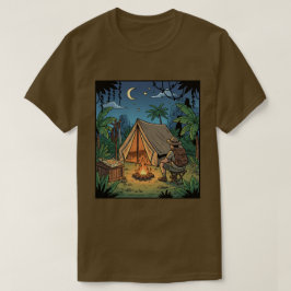 Nattlägereld Under Stjärnorna Äventyrs-T-Shirt T Shirt