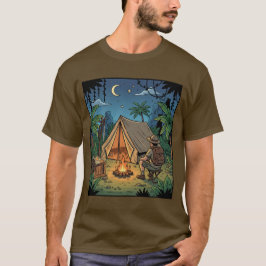 Nattlägereld Under Stjärnorna Äventyrs-T-Shirt T Shirt