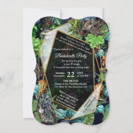 Nattlevande party firande inbjudningar