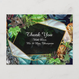 Nattlevande party firande vykort