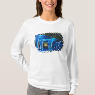 Nattlig bro vid Port of Miami, Florida Tee Shirt