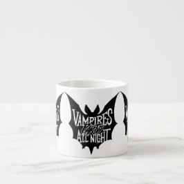 Nattlig Glädje: Vampyrens Halloween-fest Espressomugg