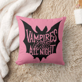 Nattlig Glädje: Vampyrens Halloween-fest Kudde