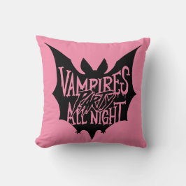 Nattlig Glädje: Vampyrens Halloween-fest Kudde