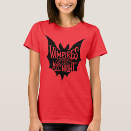 Nattlig Glädje: Vampyrens Halloween-fest T Shirt
