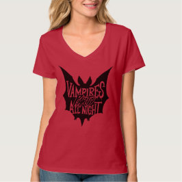 Nattlig Glädje: Vampyrens Halloween-fest T Shirt