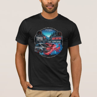 Nattlig Touge-utmaning JDM-märke Grafik T Shirt