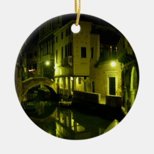 nattlig Venedig Julgransprydnad Keramik