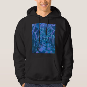 Nattlinne Ljus Tunnel Hoodie Plain Black