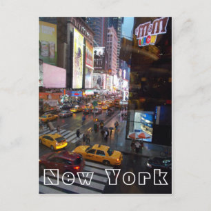 Nattliv på Broadway - New York Vykort