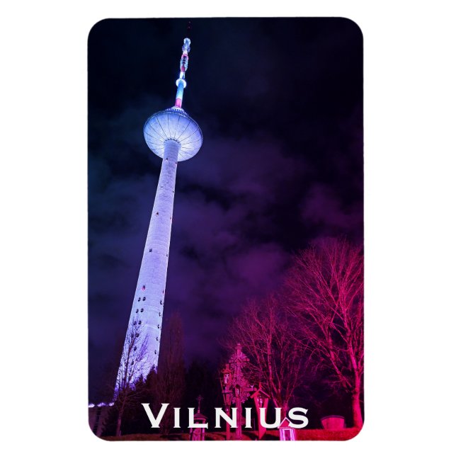 Nattljus, sovjetiska höjder: Vilnius TV-torn Magnet (Vertikal)